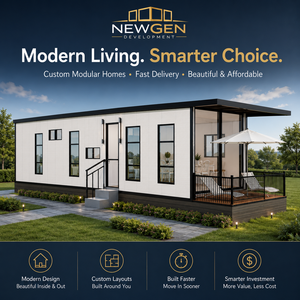 Casa Modular Moderna de Panel Sándwich Prefabricado de Newgen Development, Diseños Personalizados, Entrega Rápida - Product Image 1