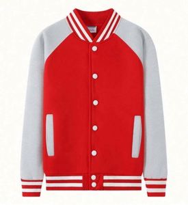 เสื้อแจ็คเก็ตเบสบอลแบบสปอร์ตพิมพ์ลายสกรีนโลโก้ตามสั่ง ผลิตตามแบบ OEM ขายดี ระบายอากาศได้ดี เหมาะสำหรับงานโปรโมท - Product Image 5