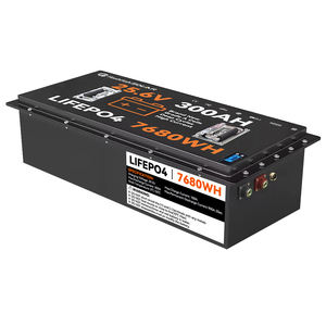 24 V 볼트 300AH 7680Wh LiFePo4 배터리 높은 전류 깊은 사이클 6000 + 충전식 24 V 300Ah 리튬 철 Lifepo4 배터리 팩 - Product Image 1