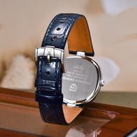 PAGANI DESIGN Uhr, elegante Damenuhr mit natürlichem Perlmutt, Quarzuhr, Vintage, ovales Zifferblatt, Lederarmband, Damenuhr, Geschenk