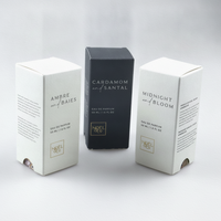 Boîte personnalisée en papier coton avec fermeture automatique, emballage holographique en carton pour huile à lèvres, soins de la peau, cosmétiques