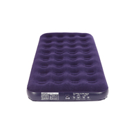 Matelas gonflable en PVC durable floqué pour usage domestique et camping