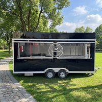 Remorque alimentaire commerciale de 12 pieds avec cuisine complète, remorque de concession mobile, remorque de restauration rapide à vendre