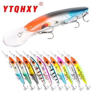 Señuelo de Pesca de PVC de 16.2cm y 23g, Cebo Artificial de Larga Distancia para Pesca en Agua Dulce y Salada, Versión con Lengua Grande, Señuelo Minnow con Sonido - Product Image 6