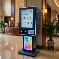 Máquina Expendedora con Verificación de Edad, Pantalla Táctil de 32 Pulgadas, Lector de Tarjetas con Código QR para 120 Artículos, para Mercancía General