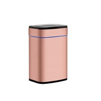 Poubelle de corbeille à capteur infrarouge, corbeille carrée intelligente, Design moderne, nouveau modèle 2020