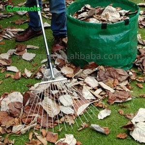 Râteau à feuilles réglable en acier à 15 dents <span class=keywords><strong>pour</strong></span> l'entretien des pelouses et jardins extérieurs - Product Image 3