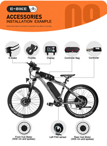 20 24 26 17 18 19 Inch MTX 8000W 5000W 72V 3000W 60V Bánh Xe E Xe Đạp Điện Động Cơ + Ebike Chuyển Đổi Kit Với Pin - Product Image 6