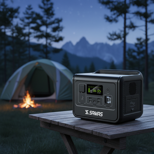 Estación de Energía Portátil SAMAS N054 512Wh 800W LiFePO4, Generador Solar con Onda Sinusoidal Pura, Arrancador de Emergencia y Linterna - Product Image 1