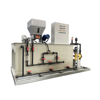 Unité de préparation de polymères, système de dosage de poudre sèche, acier inoxydable 304, PLC automatique pour l'approvisionnement continu en solution