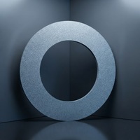 Meule abrasive en oxyde d'aluminium brun céramique à pores larges, de forme plate, pour ébavurage rapide et élimination des copeaux, pour meuleuse de surface manuelle