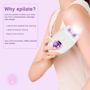 Épilateur électrique rechargeable 2 en 1 de type C, rasoir professionnel pour femmes - Product Image 4