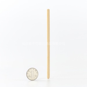Agitadores de Bambú Saint Bamboo de 140 mm con Cabeza Redonda de 6 mm para Café y Cócteles, Desechables, al por Mayor - Product Image 1