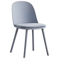 Chaise de salle à manger moderne en gros d'usine, épaissie, haute résistance (150 kg), empilable, résistante à l'humidité, pour cuisine et loisirs