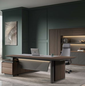 Mesa DE OFICINA DE MADERA Diseñador moderno Muebles de oficina CEO Escritorio de oficina ejecutivo escritorios de oficina Gerente Escritorio en forma de L - Product Image 1