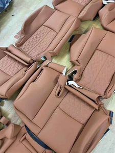 Fundas de Asiento para <span class=keywords><strong>Toyota</strong></span> Land Cruiser de <span class=keywords><strong>7</strong></span> <span class=keywords><strong>Plazas</strong></span>, Accesorios Interiores de Coche Personalizados de Fábrica, Fundas de Asiento de Cuero de Lujo - Product Image 5