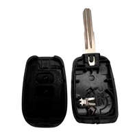 Coque de clé de voiture à distance pour Renault Duster Sandero Logan Clio Captur Laguna Scenic 2015 2016, remplacement de clé à 2/3 boutons