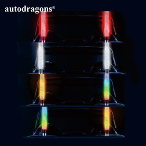AUTODRAGONS Lumières LED COB à fouet télécommandées de 1FT/2FT/3FT pour mât de drapeau, antennes et fouets pour UTV, ATV, camions tout-terrain, buggys de sable et dunes - Product Image 5