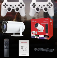 Proyector LED de Alta Definición HY300 para Juegos, Resolución Máxima 4K, Más de 10000 Juegos, Lámpara LCD, Juegos en Casa y al Aire Libre, Android 11, 200 Lúmenes