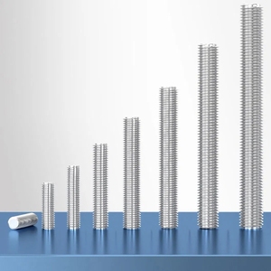 Harga grosir kualitas tinggi benang penuh kancing baja tahan karat batang berulir untuk industri - Product Image 2