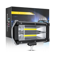 Lampe de travail LED COB DXZ 5 pouces 72W 4800LM certifiée CE 9-30V, éclairage extérieur modifié pour voitures tout-terrain, pick-up, break, garantie 1 an