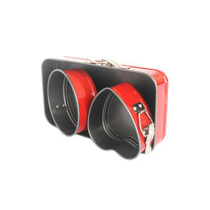 Molde para pasteles en forma <span class=keywords><strong>de</strong></span> corazón antiadherente con forma <span class=keywords><strong>de</strong></span> resorte <span class=keywords><strong>de</strong></span> acero al carbono con cerradura - Product Image 1