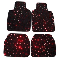 Tapis lumineux à fibres optiques LED OEM ODM pour tapis de voiture lumineux