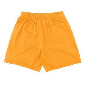 Shorts de sport personnalisés en maille pour hommes, avec logo OEM, 100% polyester, broderie simple, streetwear, basketball - Product Image 4