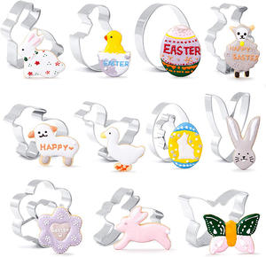 Découpeur de biscuits coeur fleur étoile cercle carré Triangle Rectangle ovale larme diamant étoile de <span class=keywords><strong>emporte</strong></span>-pièces moule à Biscuit - Product Image 4