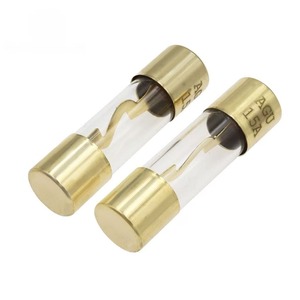 Fusible de Vidrio para Amplificador de Audio para Auto AGU, 10*38mm, Totalmente Chapado en Oro, 10A/30A/50A/60A/80A/100A, Baja Capacidad de Ruptura, Fusible de Acción Rápida - Product Image 4