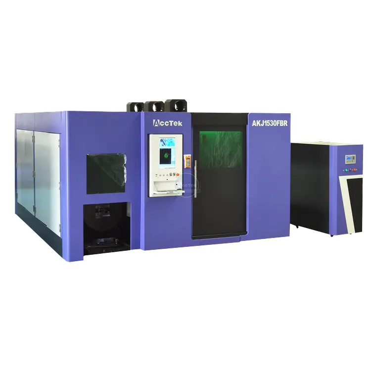 CNC 1530 Entry Level Fiber Laser Cutting Machine with 1000w 1500w 2000w 3000w 4000w 6000w 8000w 12000w
