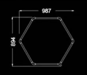 1 หกเหลี่ยม