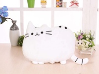 2023 créatif décoration de la maison canapé coussin Meow étoile oreiller grand visage chat coussin dessin animé biscuit chat oreiller doux chat oreiller