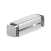 Boîtier électronique en alliage d'aluminium 6063 de qualité supérieure, extrudé en deux parties, usiné CNC, pour blindage EMI