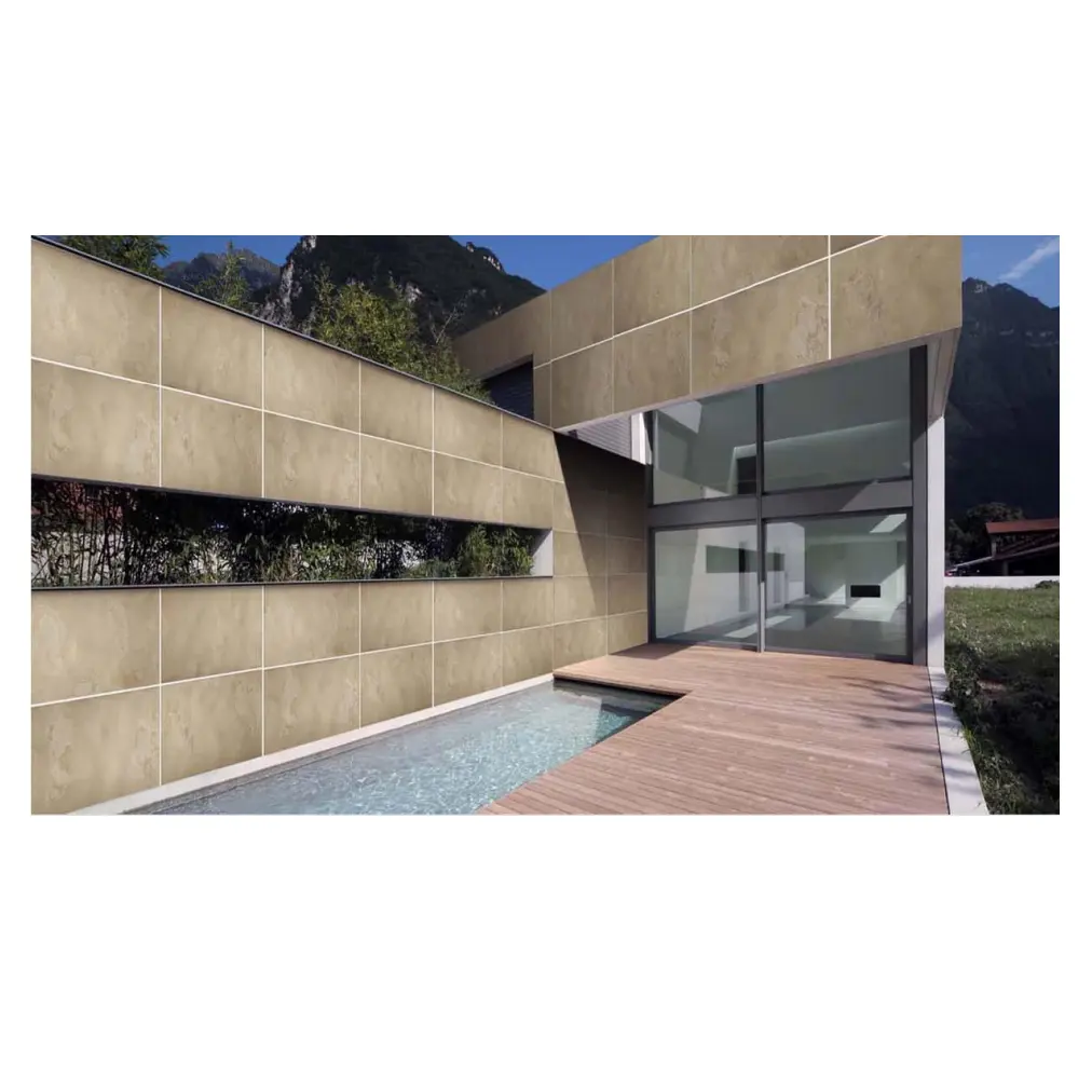 Exterior Natural Stone Wall Cladding Soft Flexible Thin Tile Panels For Exterior Wall