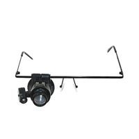 Wholesale Price Single Eye Head Mounting Magnifier With Led Light 20X Jeweler Watch Repair Loupe Magnifier MKT056