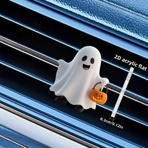 Decoración para Rejilla de Ventilación de Coche con Diseño Temático de Halloween, Sin Fragancia, con Doble Lámina de Esponja Inodora, Aire Fresco para el Coche - Product Image 1