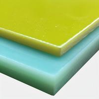 Lámina de Vidrio Epoxi Verde Claro de Alta Resistencia Mecánica, Lámina G10 FR4 para Transformadores Secos, Personalizable, Térmica B 130C