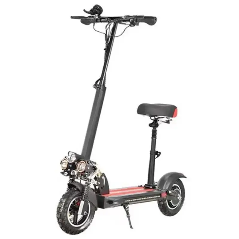 2024 Newest Off-Road Electric Scooter 36V/48V 800W 10 Inch 2 Wheels Anti-theft Waterproof Scooter Electric with Seat for Adults