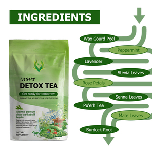 Hot Sale Premium Night Detox Tea Improve Skin Health Senna Leaf <b>Supplement</b> Non GMO Weight Loss Tea Bags for Adults - Product Image 2