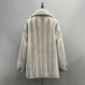 <span class=keywords><strong>Veste</strong></span> oversize personnalisée Jancoco pour femme, coupe courte et carrée, <span class=keywords><strong>en</strong></span> fausse fourrure, pour l'automne et l'hiver - Product Image 3