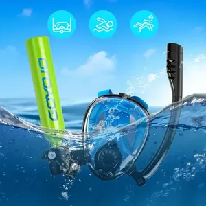Meilleures ventes GOYOJO Mini-bouteille de plongée sous-marine en aluminium, masque de plongée, cylindre d'oxygène haute pression 0,5 L - 2 pièces pour la respiration sous-marine - Product Image 3