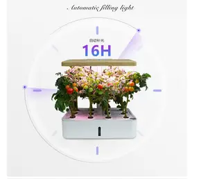 Hydroponic Growing System Indoor Herb Garden Kit for 12 Plants Starter Kit with LED Grow Light Smart Hydroponic Planter