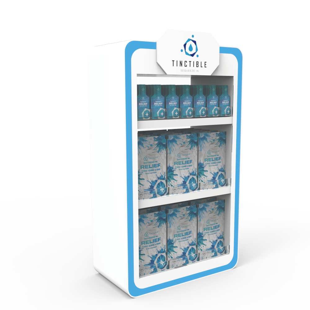 Apache Modern Customized Acrylic LED Polished Beverage Display Rack Customizable Color Carton Packing for Supermarket — view 2