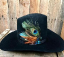 Épingle à chapeau personnalisée en plumes de coq pour chapeau de cowboy, chapeau fedora, costume, accessoire de coiffure, artisanat DIY