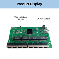 Switch Gigabit Ethernet de 8 Puertos 10/100/1000Mbps para Exteriores, Impermeable IP65, PoE Inverso, Administrado/No Administrado, con 12 Meses de Garantía