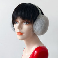 Cache-oreilles chauds d'hiver pour femmes en fourrure de lapin Rex, mignons, en peluche épaisse, anti-froid, polyvalents, modèle EZ-9013, fabriqués en Chine