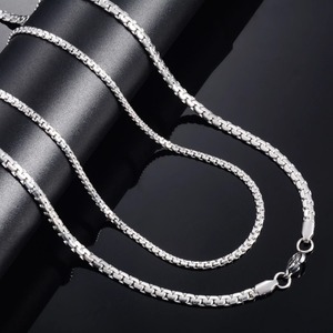 Accesorios de Joyería de Acero Inoxidable para Mujer y Hombre, Cadena Plana Metálica, Collar Gargantilla, Resistente al Agua, Regalo DIY - Product Image 1