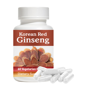 Cápsulas de Ginseng Rojo, Extracto para Energía, Inmunidad, Memoria, Apoyo Cognitivo, Vitalidad, Enfoque Cerebral, Fórmula de Suplemento Herbal OEM ODM - Product Image 2