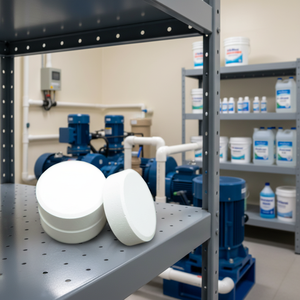 E20260106 200g Gros comprimés <span class=keywords><strong>de</strong></span> produits chimiques pour piscine, comprimés <span class=keywords><strong>de</strong></span> <span class=keywords><strong>nettoyage</strong></span> <span class=keywords><strong>de</strong></span> 3 pouces pour piscine - Product Image 1